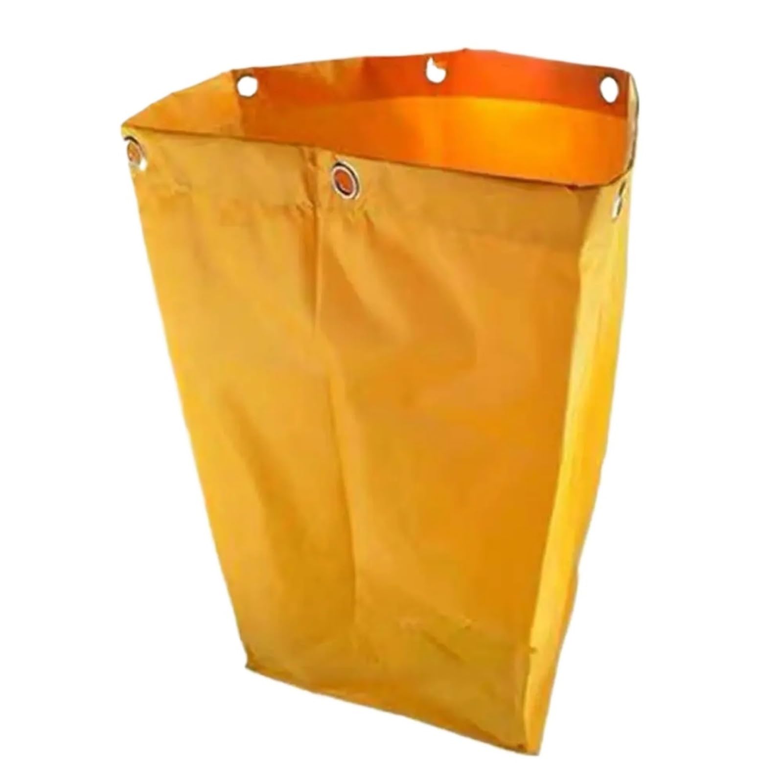 2pcs Waterproof Canvas Cleaning Cart Bag - Durable Replacement for Hotel Laundry & Housekeeping(Yellow)