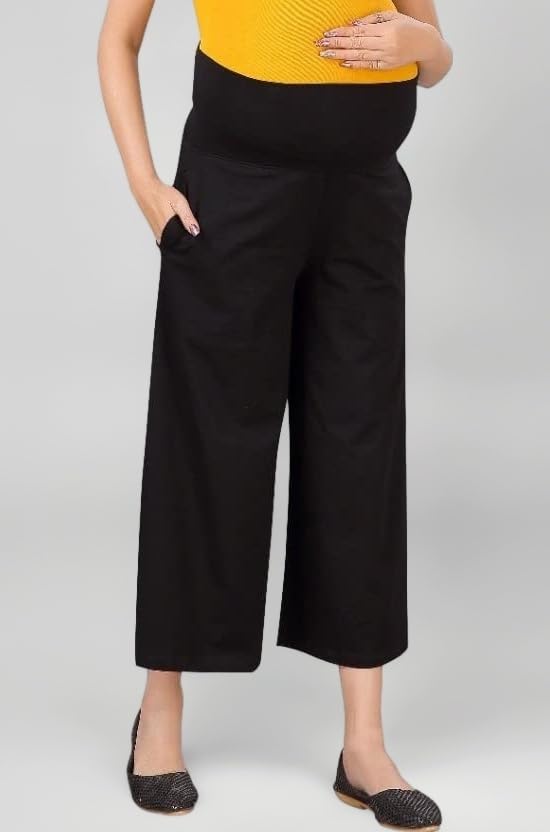 Women's Regular Fit Cotton Maternity Palazzo