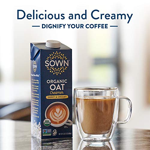 Sown Organic Oat Creamer Sweet & Creamy - Barista Oat Milk Non Dairy Coffee Creamer thumb #2