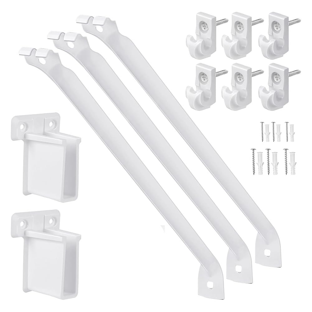 Rersduyt As Shown Wire Shelf Brackets Set Wire Shelving Support Brackets For Wardrobe And Wall Bracket