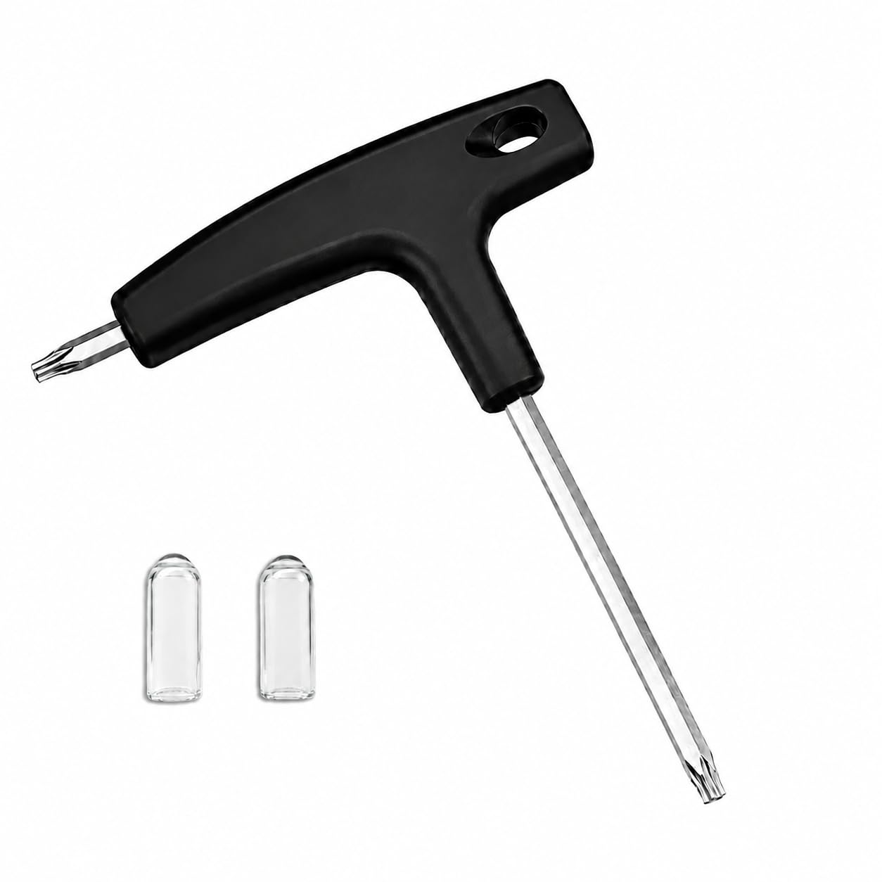 Golf Driver Wrench, 2 in 1 Golf Driver Tool for T20 and T25, Universal Golf Wrench with Plastic Handle, Portable Adjustable Driver Tools Golf Accessories for Golf Club Fairway and Hybrids-Black