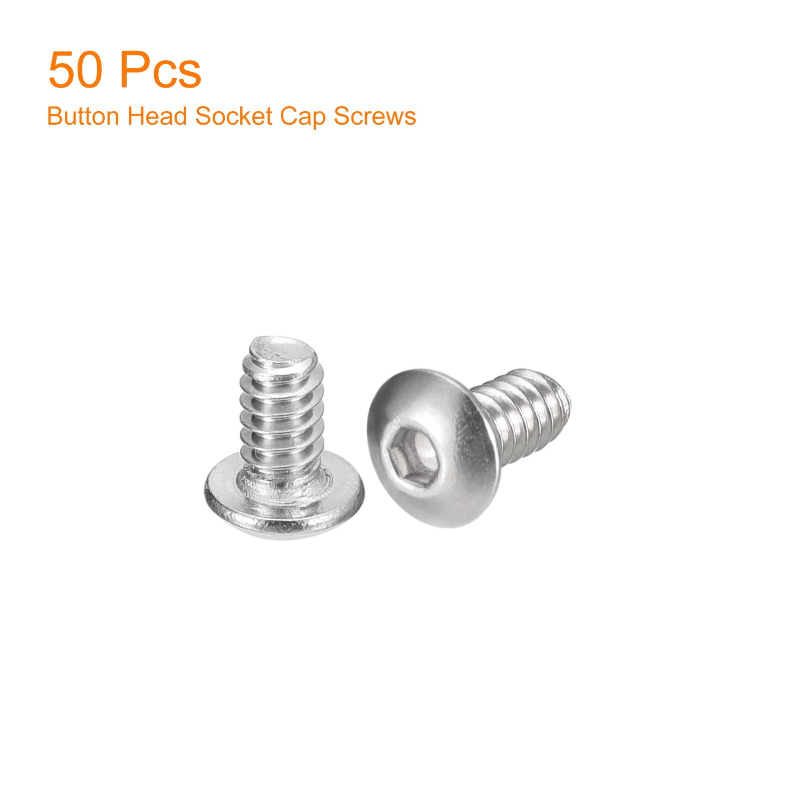 QUARKZMAN #6-32x1/4" Bottone Testa Viti Presa Cappuccio, 50pz 304 - Foto 8