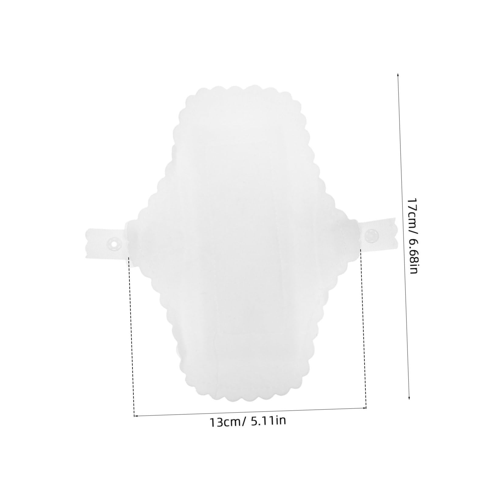 HAWILLOSCH 10-Pack Reusable Menstrual Pads Overnight Pads for Women Washable Cotton Cloth Sanitary Napkins Girls Period Kit Lace Edges Comfortable Safe for Women