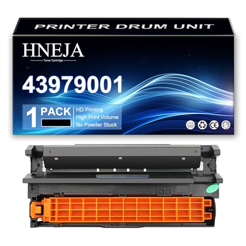 Unidad De Tambor 43979001 para Oki B410D B410DN B420DN B430D B430DN MB460MFP MB470MFP MB480MFP Impresoras,Black 1 Pack
