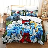 schlumpf schuhe ✨ [Bettbezug-Set]: Einzelgröße inklusive 1 Bettbezug: Einzelbett (135 x 200 cm), 1 Kissenbezug: 48 cm x 75 cm. 1 Bettbezug: Doppelbett (200 x 200 cm), 2 Kissenbezüge: 48 cm x 75 cm.1 Bettbezug: King (220 x 240 cm), 2 Kissenbezüge: 48 cm x 75 cm. Beste Geschenke für Ihre Familie!
