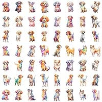 SAI 56 Pcs Dog Stickers, Premium Design for Cute Dog Waterproof Vinyl Decals for Water Bottle, Laptop, Phone, Skateboard, Diary for Kids, Teens, Boys and Girls, Adults