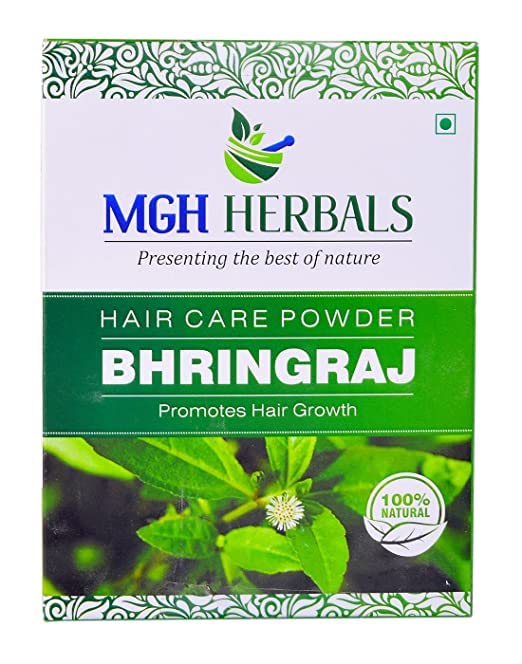 ROSEVILLA MGH Herbals 100% Natural Organic Bhringraj Powder for Hair Growth - 100Gms
