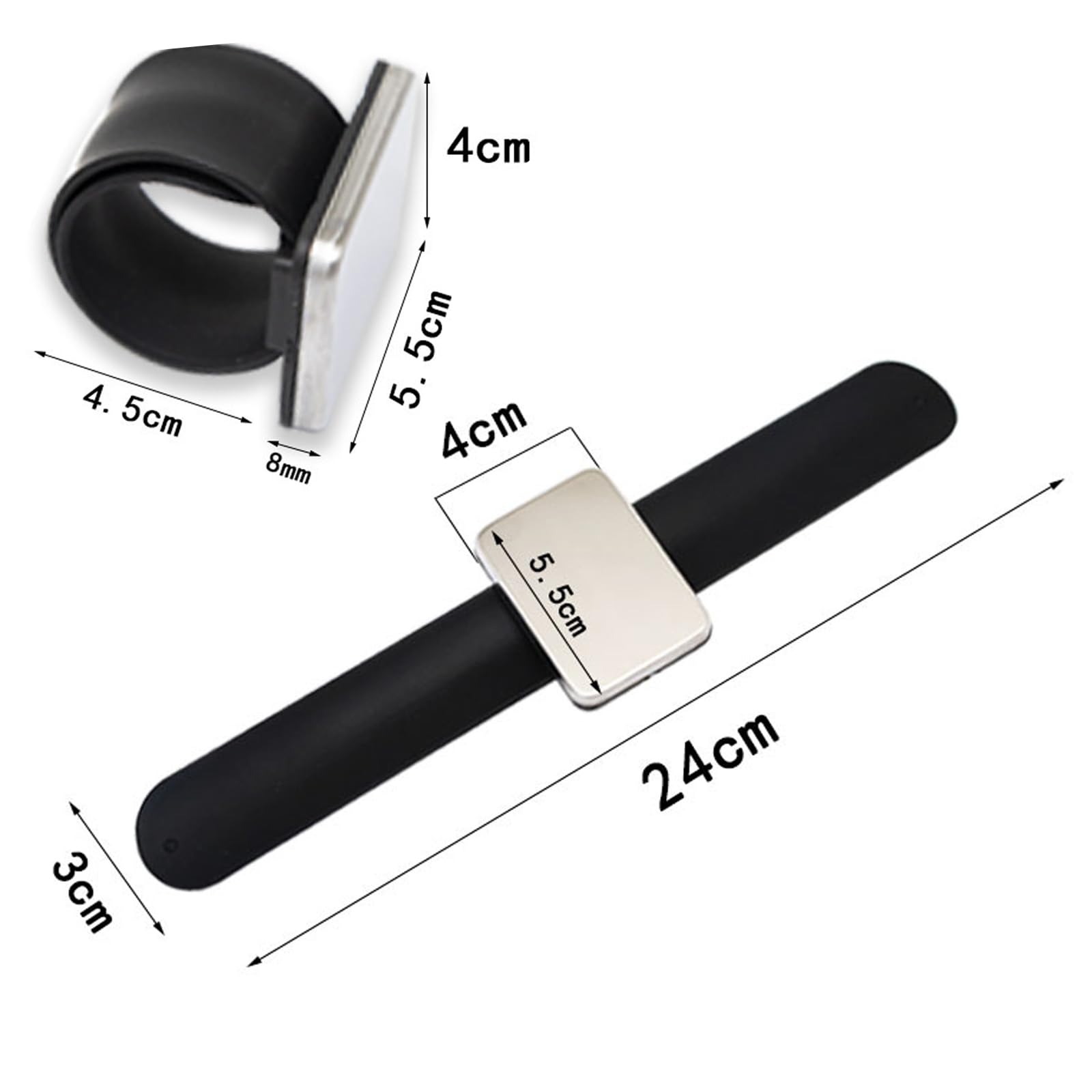 Bracelet Porte-Épingles Magnétique Pour Couture – Coussin Magnétique à Épingles, Idéal Bricolage Et Broderie