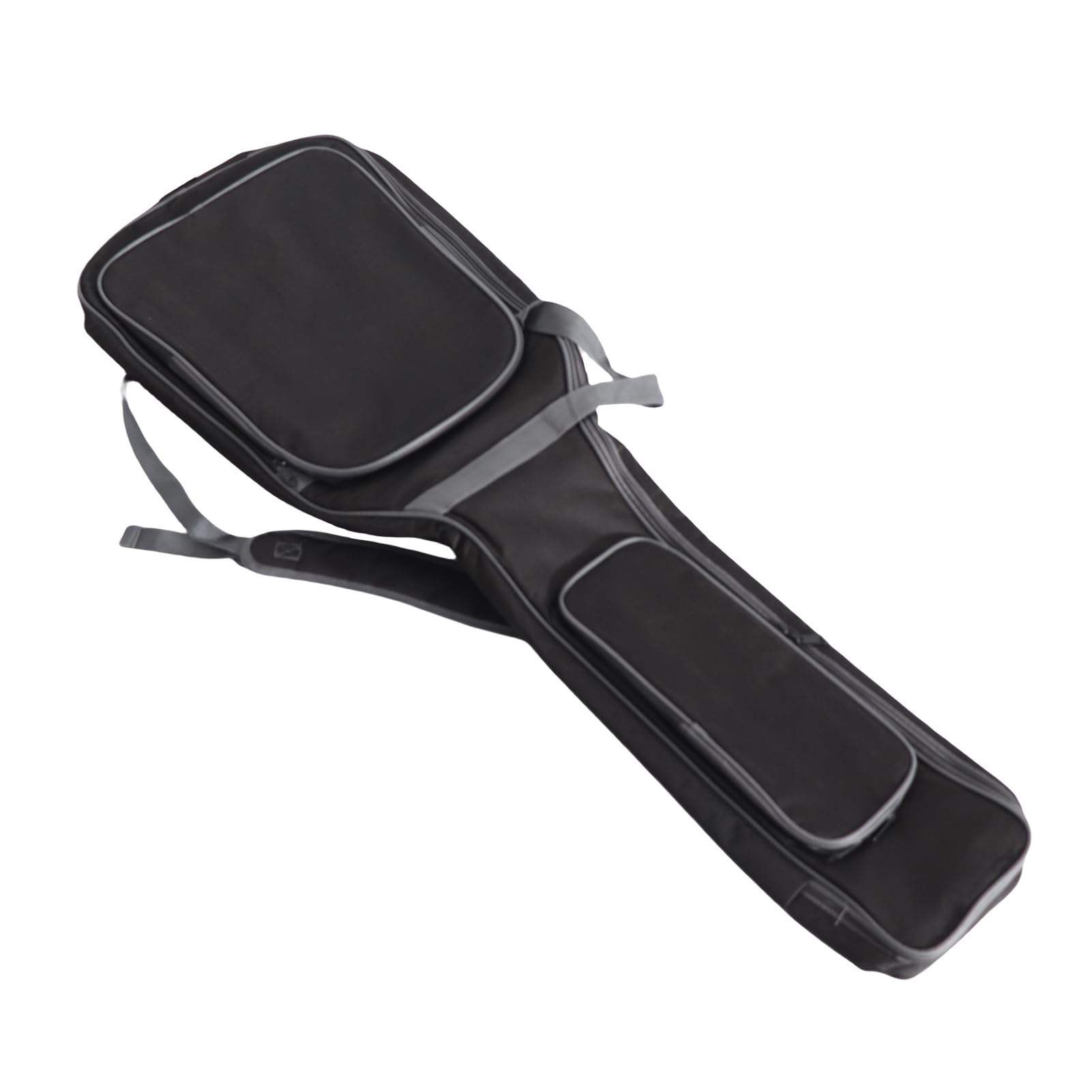 Jiawu Custodia per Basso, Tessuto Oxford 600D Impermeabile con Interno in Cotone Perlato da 10 Mm e Protezione Rinforzata della Paletta, Custodia per Chitarra Elettrica, Borsa per Chitarra con Ampia