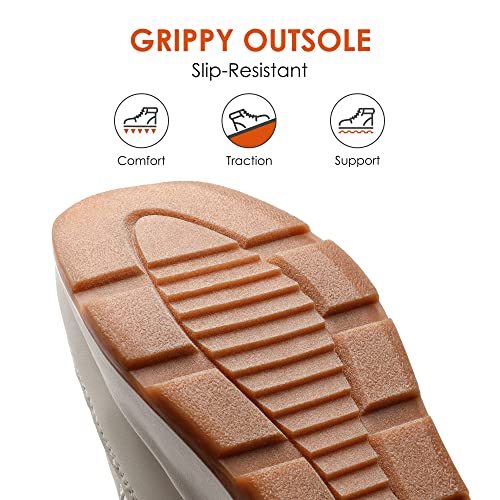 DREAM PAIRS Women's Winter Snow Boots, Faux Fur Waterproof Ankle Booties, Zaylee Ladies Comfortable Short Boots Outdoor3