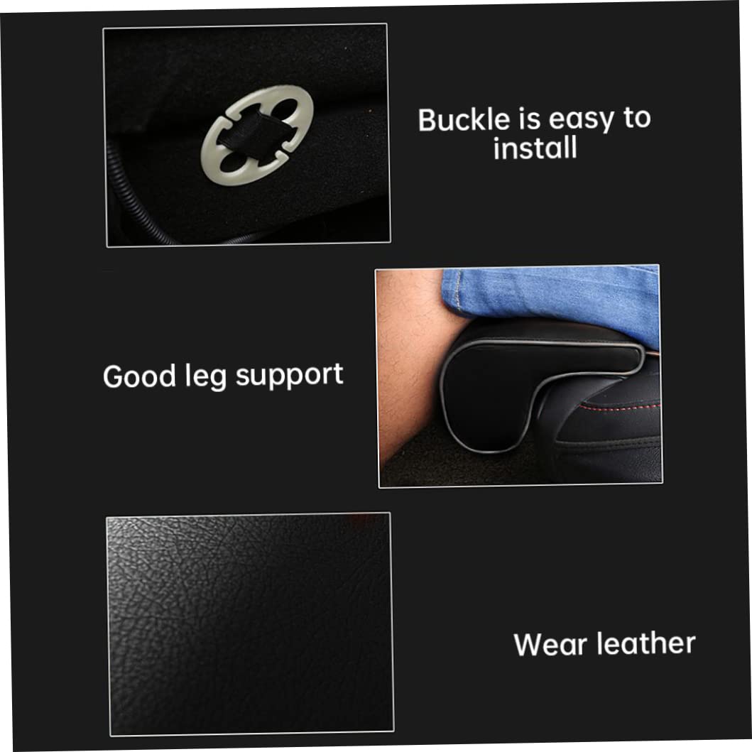Estensore per seggiolino auto, 55,9 x 38,1 cm, cuscino con supporto per gambe, in pelle, accessori per auto per autobus e treni