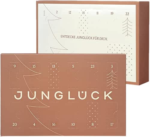 JUNGLÜCK Starter Adventskalender 2025 - Unser Beauty Weihnachtskalender um uns