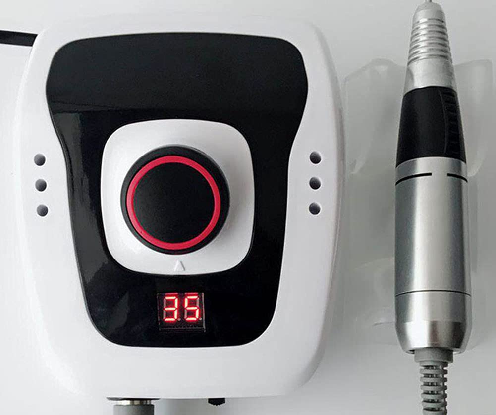 Trapano elettrico professionale per unghie 35000 giri/min per uso domestico in ser uso domestico in salone Lima per unghie elettrica Kit per manicure e pedicure Strumento a basso rumore e VI