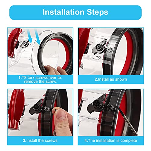 Fixbetter Staubbehälter, oberer Fester Dichtungsring für Dyson V11 SV14 SV15 Staubsauger, Ersatzteil