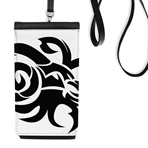 Cadeau zodiaque Capricorne petit sac à main noir pour smartphone