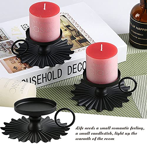 Candeliere Vintage in Ferro Battuto Manico