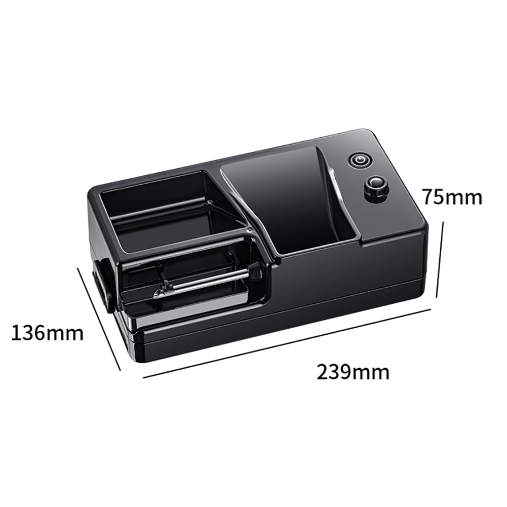 Macchina per Sigarette, Macchina for Sigarette elettriche Ricaricabile da 8 mm, Macchina for Sigarette a induzione Intelligente a LED a infrarossi(Schwarz)