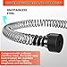 Trsmima Heavy Duty Stainless Steel Zipline Spring Brake Extra Long 5.3 FT, Zipline Automotive Stopper, Backyard Industrial Spring Braking System/Stop/Stopper for 3/16 1/4 5/16 3/8 inch Wire