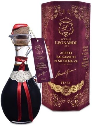 Acetaia Leonardi Bordeaux Series 15 Balsamic Vinegar, 8.45 Fluid Ounce