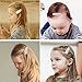40pcs Baby Hair Clips Flower Patterns Snap Hair Clips Wrapped by Cloth Hair Pins Baby Girls Barrettes Hair Accessories for Baby Girls Infants Toddler Kids
