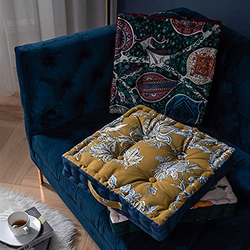 Coussin de sol en coton lavable imprimé pour fauteuil et tatami - 4