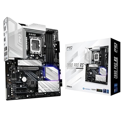 ASRock }U[{[h Z890 Pro RS Intel CPU Core Ultra (LGA1851) Ή Z890 `bvZbg DDR5 ATX }U[{[h yK㗝Xiz