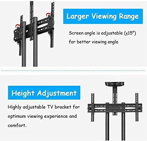 Soporte móvil para TV de mesa universal para 32-70" miniatura 4