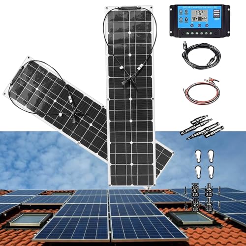 Panneau solaire camping-car 200W charge rapide off-grid avec contrôleur 40A