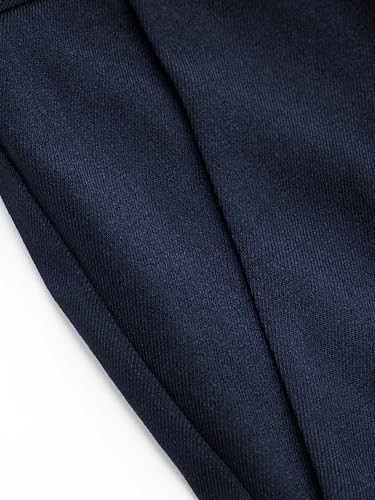 CIDER High Waist Solid Tapered Trousers with Belt3