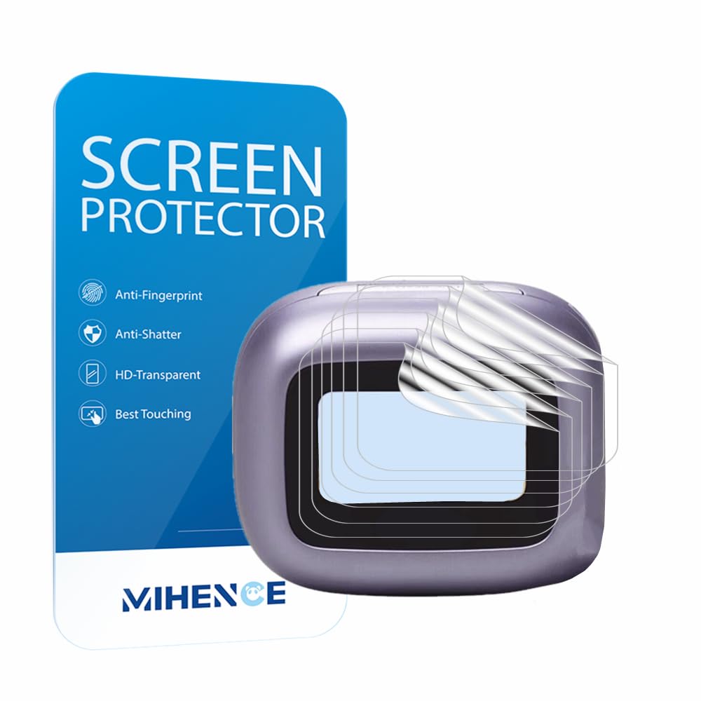 Compatible for JBL Live Beam 3 Screen Protector, PET HD Protective Film Compatible for Live Beam 3 Earbuds (6PCS), transparent