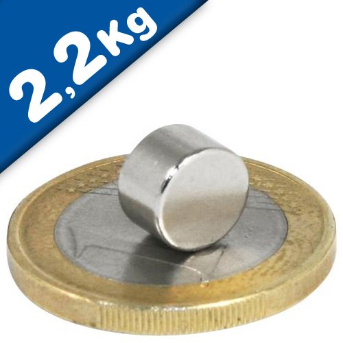 Magneti Per Progetti Fai-da-te 2 Magneti Al Neodimio N48 - Disco 3 - Foto 8