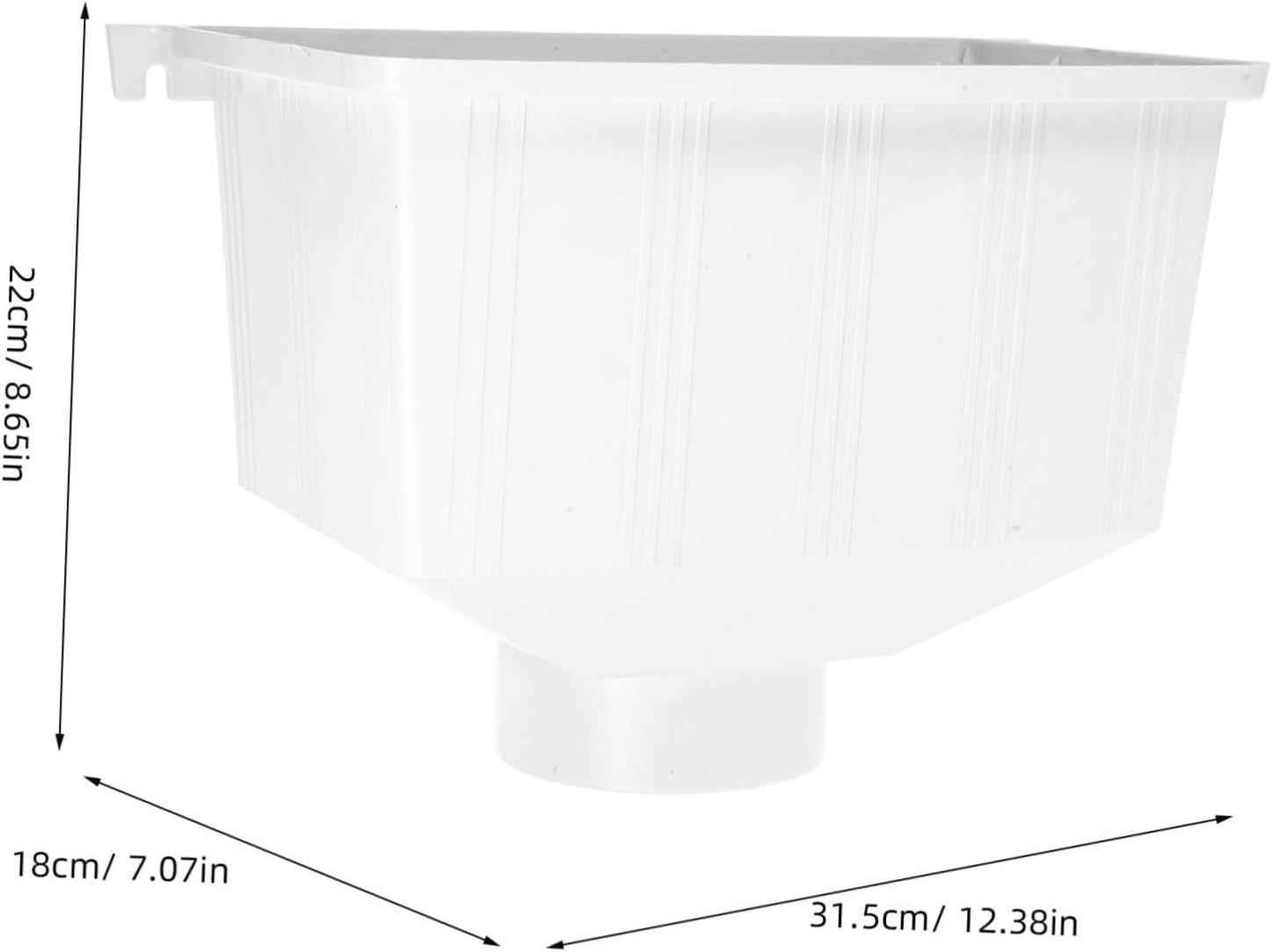 Gadpiparty Downspout Rain Diverter Gutter Downspout Strainer Rain Water Catching System for Home