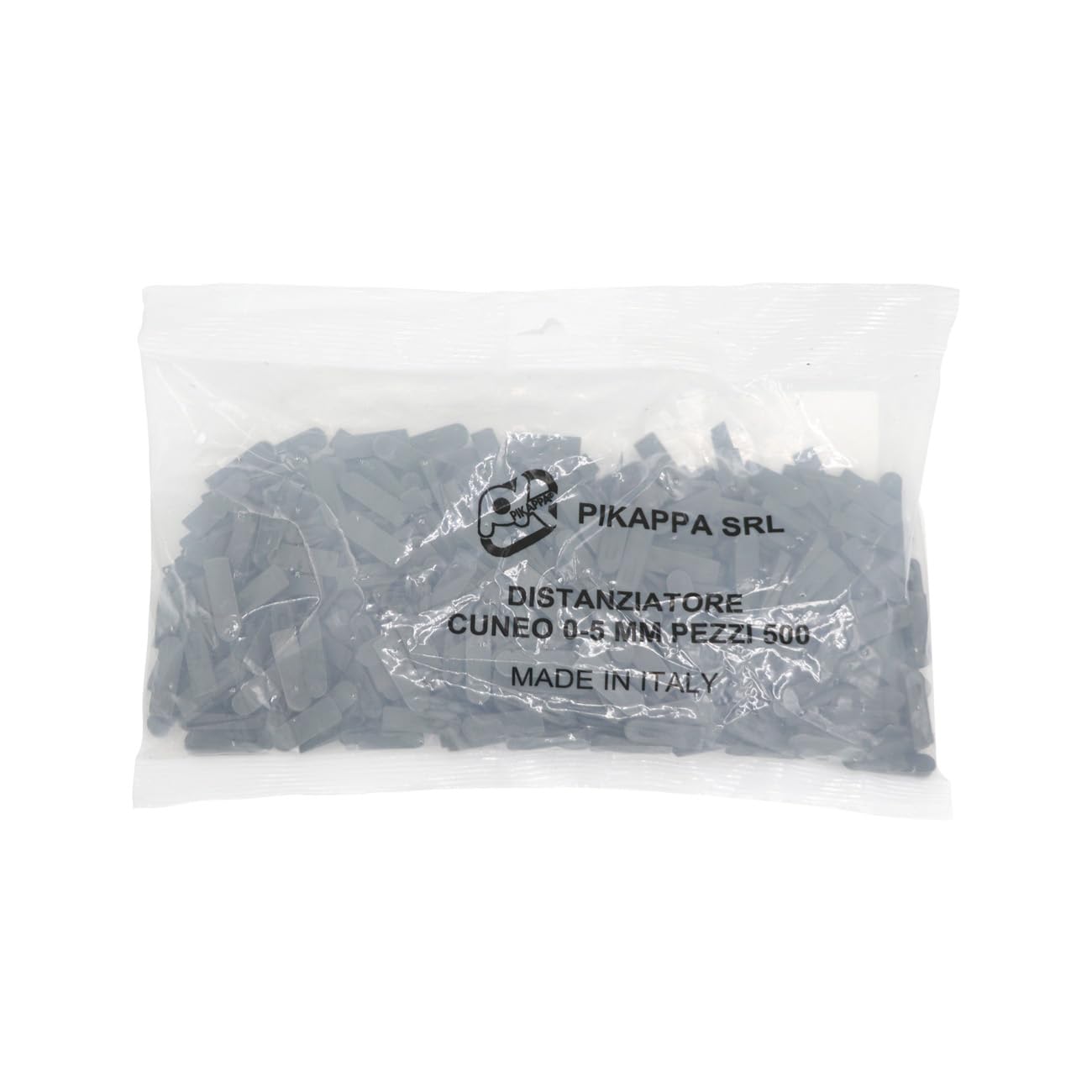 662 Cuneo distanziatore 1-5 mm per piastrelle e rivestimenti. Colore Nero. Sacchetto da 500 pezzi