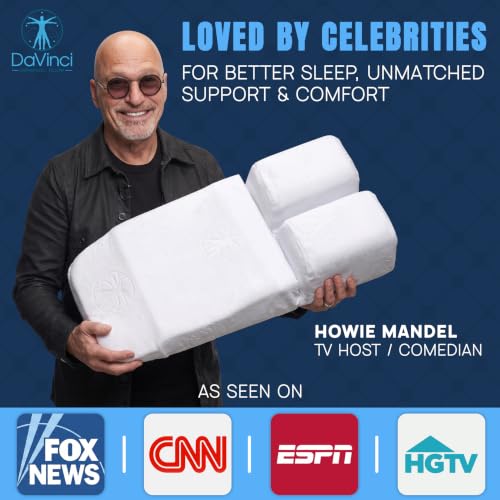 Image of Patented 3.0 Therapy Pillow for Chronic Neck Pain Relief, Decompression, Better Posture & Acid Reflux (For Side Sleepers) - HSA /FSA Approved. Also Opens Airways and Prevents Snoring
