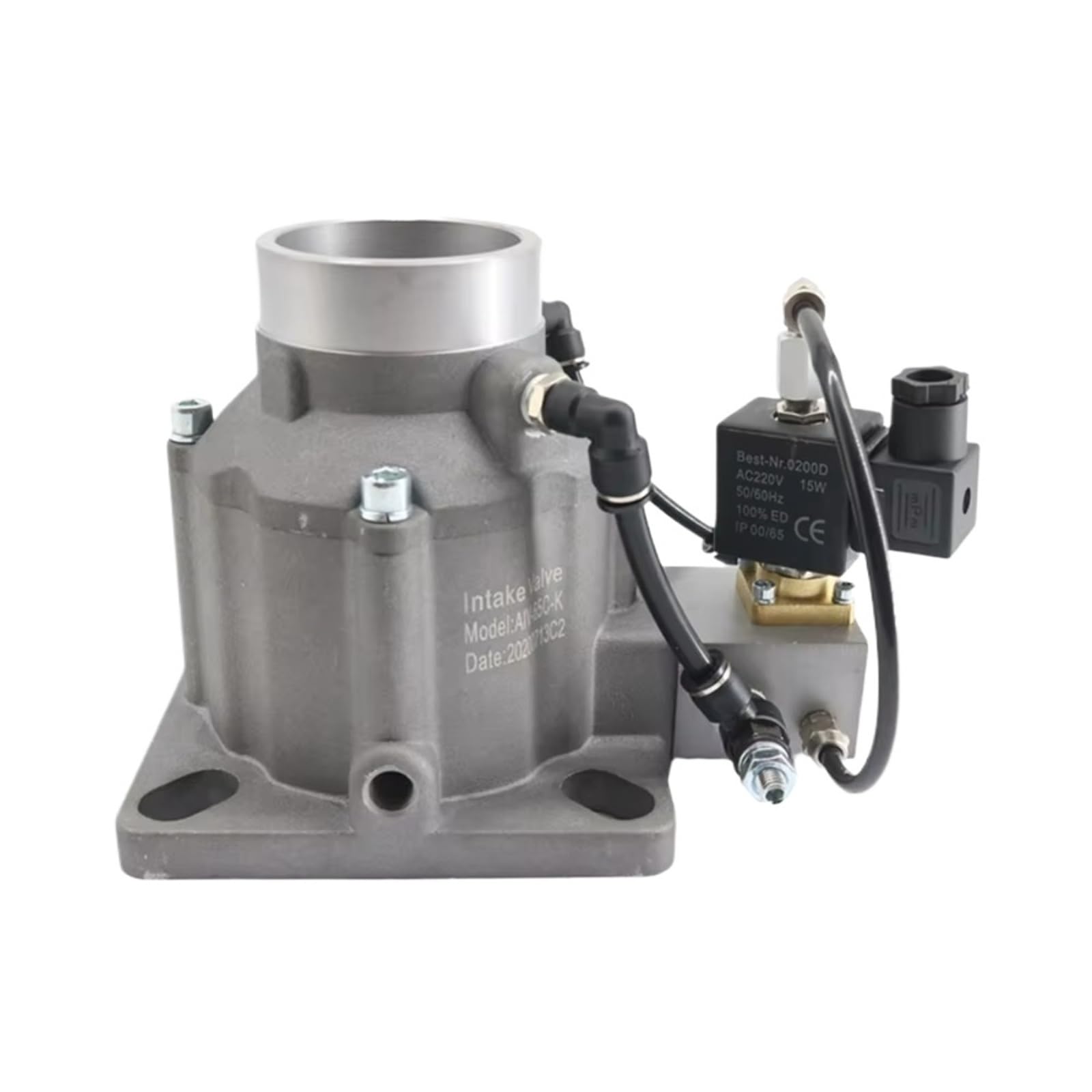 Ovnmgbqx One Color Aiv-65C-K Inlet End Valve 220V/50Hz Solenoid Metal Screw Compressor Parts With Aiv65