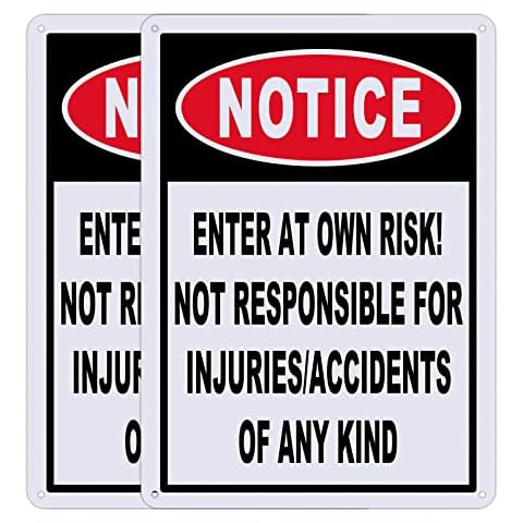 Notice Sign 2-Pack by DIESOTT Cover