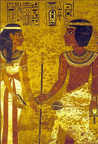 Tableaux graffiti art mural moderne impression de l'Égypte ancienne Toutânkhamon