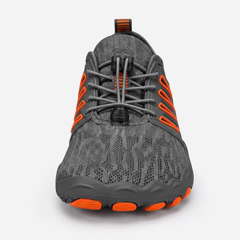 Image of Hike Barefoot Water Shoes for Women Men Footwear, Quick Dry Wide Toe Box Pro Beach Swim Athletic Sports Shoes, Non-Slip Lightweight Aqua Shoe for Pool Hiking Walking Kayaking Diving Surfing