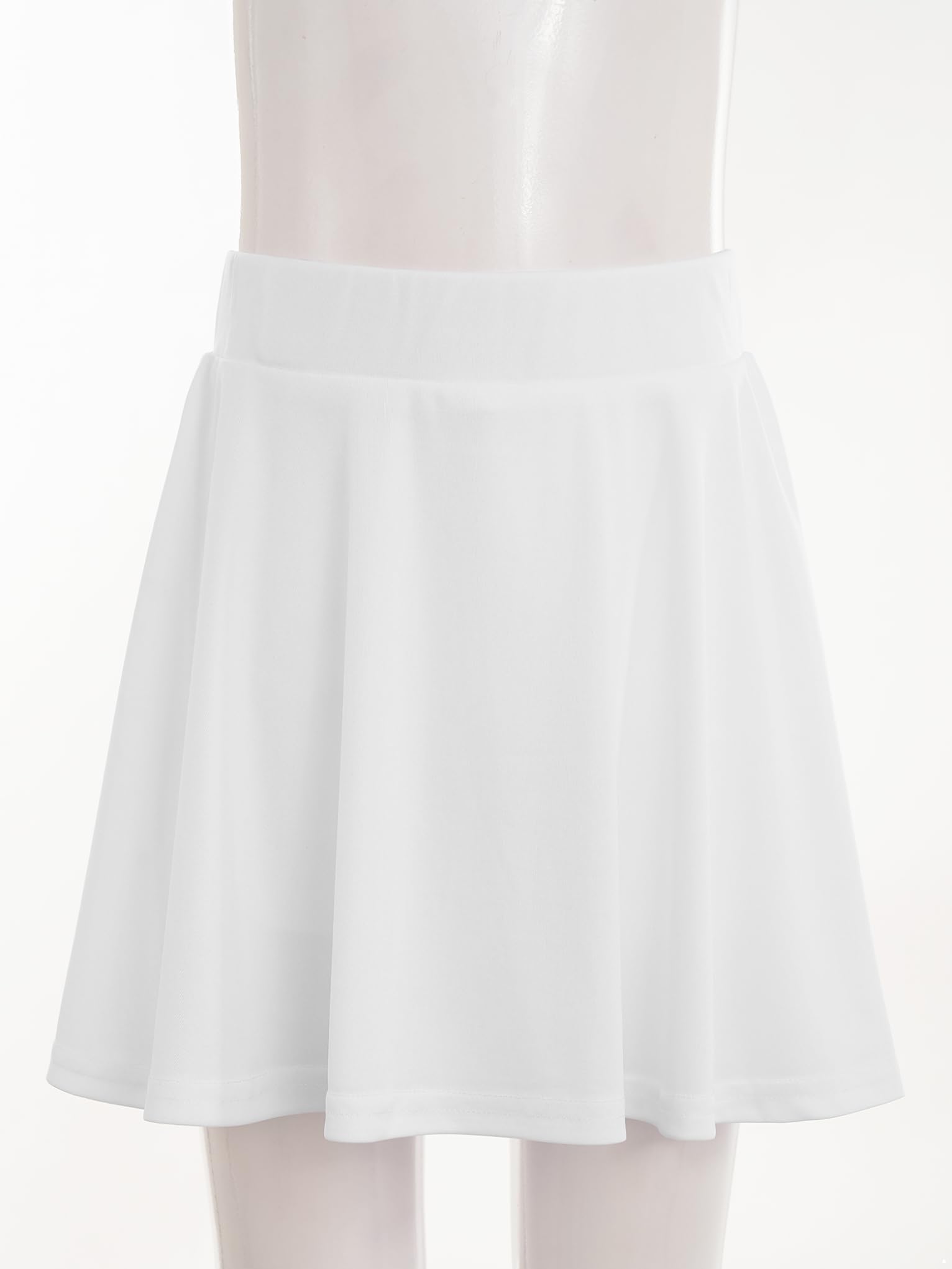 Tennisrock Bambini Bambina Gonna Sportiva Gonna Corta con Pantaloncini Gonna Pantalone Elasticizzata Sportiva per Running Tennis