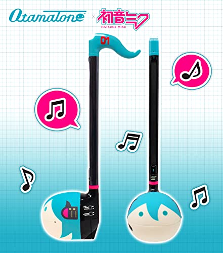 Image of Otamatone Classic Hatsune Miku Vocaloid [Officially Licensed] Japanese Character Electronic Musical Instrument Portable Synthesizer from Japan Maywa Denki for Children Kids and Adults Gift