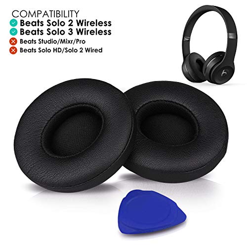 Professional Beats Solo Earpads Cushions Replacement by SoloWIT - Compatible with Beats Solo2