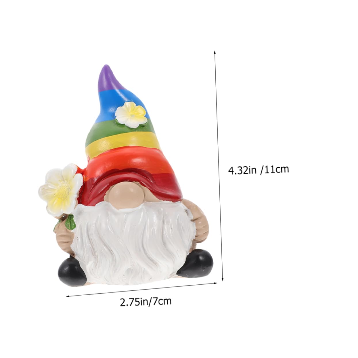 TOYANDONA 5 Sätze Gartenzwerge Lustige Deko Figuren Für Garten Und Wetterfeste GNOME Mit Niedlichem Design Als Für Gartenliebhaber Wohnaccessoire 2 Stück * 5