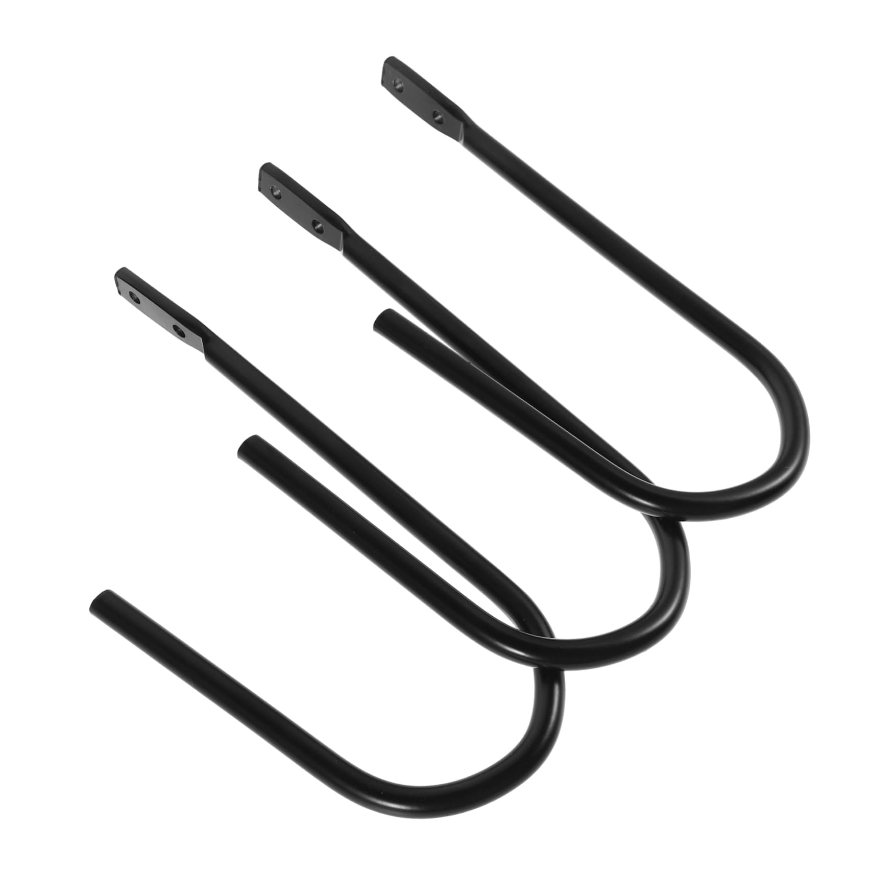 ABOOFAN 1 Set Wall Hook Hook Curtains Hooks Curtain Holdback Key Hook Window Swag Holders Curtain for Bathroom Bow Curtain Hook Curtain Holder C Shape Hook Clothes Hook Iron Black