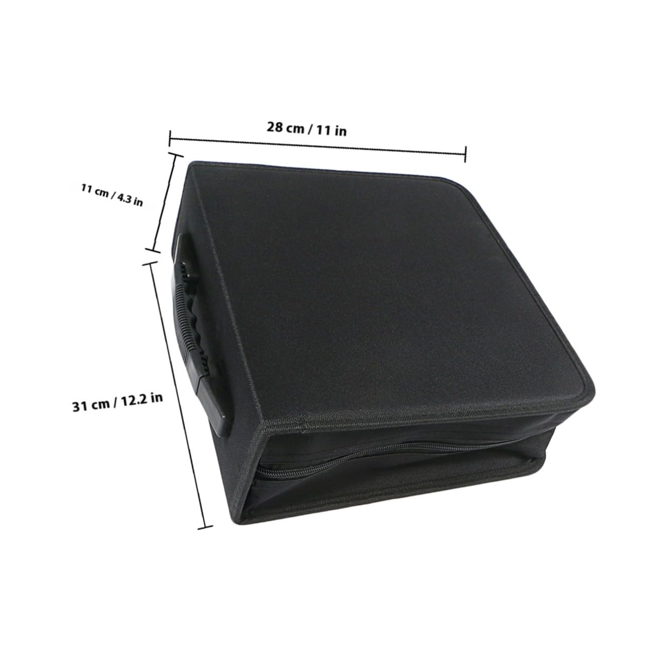 Housoutil Porta CD Custodia Borsa per Dvd Album Organizzatore Pagine Dischi Supporto Trasporto Archiviazione Dischi