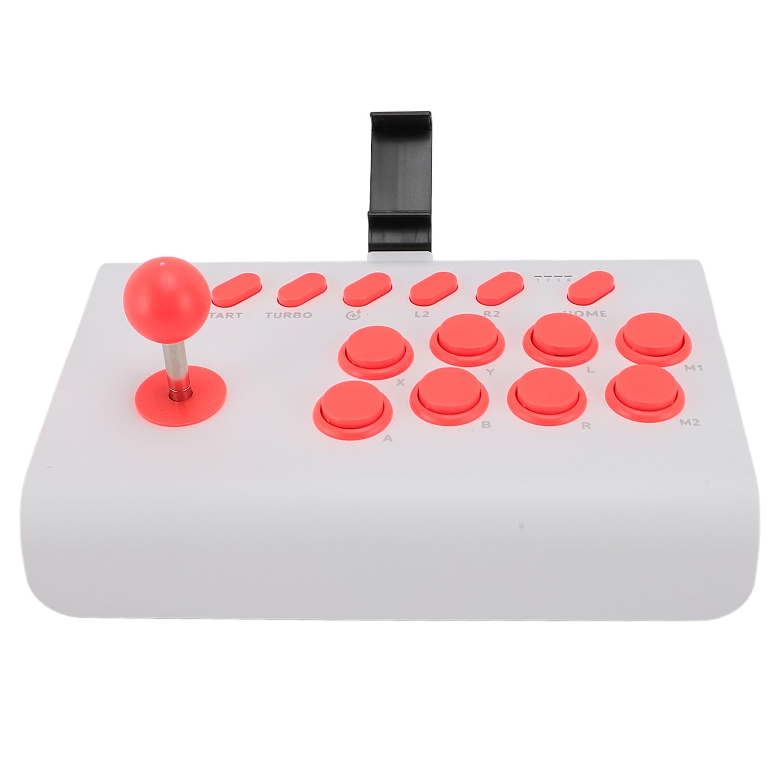 Jectse Joystick per Giochi di Combattimento Tastiera per Giochi di Combattimento Antiscivolo Wireless Classico Universale per (WHITE)