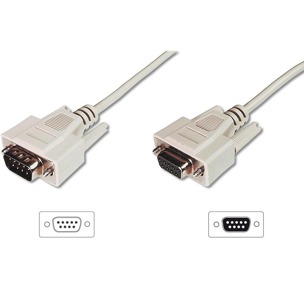 Digitus Datatransfer Extension Cable. D-Sub9/M - D-Sub9/F