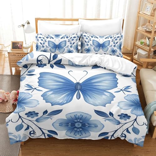 Housse de couette fleurs 3D de qualité supérieure en microfibre soyeuse