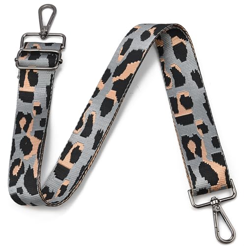 Image of Purse Strap Gold Hardware Replacement Crossbody Bag Strap, Wide Adjustable Shoulder Strap