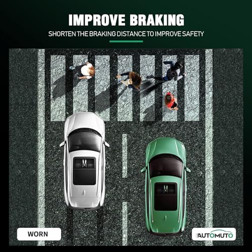 Image of AUTOMUTO 8PCS Front & Rear Ceramic Disc Brake Pads Set D1037 D1285 For Chrysler 200 Sebring For Dodge Avenger Caliber For Jeep Compass Patriot