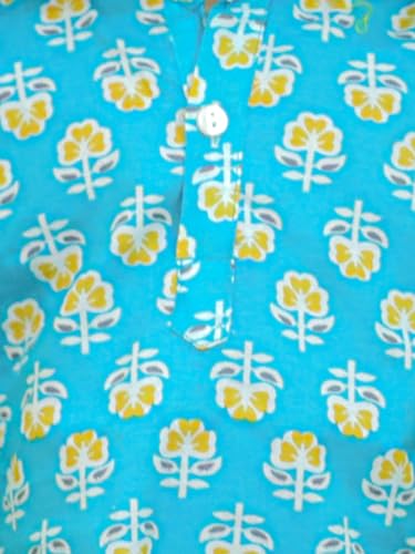 Full Sleeve Pure Cotton Dhoti Kurta for Boys- Blue3